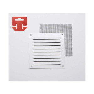 Siatka Fepre Moskitiera Lakierowany Aluminium Biały (10 x 10 cm)