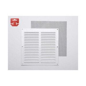 Siatka Fepre Moskitiera Lakierowany Aluminium Biały (20 x 20 cm)