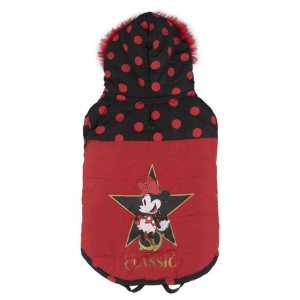Płaszcz dla psa Minnie Mouse Czarny Czerwony XXS