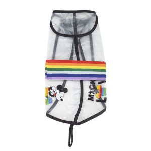 Płaszcz przeciwdeszczowy dla psa Disney Pride Przezroczysty Czarny S