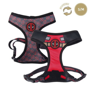 Szelki dla psa Deadpool Czarny S/M