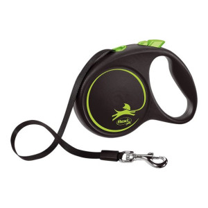 Smycz dla psa Flexi BLACK DESIGN 5 m Rozmiar S Kolor Zielony