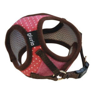 Szelki dla psa Gloria Punkt 33-44 cm Różowy Rozmiar L