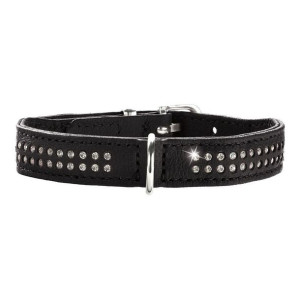 Obroża dla psa Hunter Diamond ELK Petit Czarny black (17-21 cm)