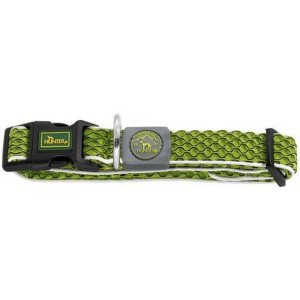 Obroża dla psa Hunter Vario Plus Żyłki Rozmiar L Limonka (40-60 cm)