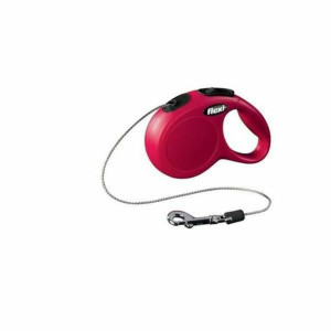 Smycz dla psa Flexi New Classic 8 m Czerwony Rozmiar S