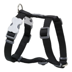 Szelki dla psa Red Dingo Gładki 25-39 cm Czarny