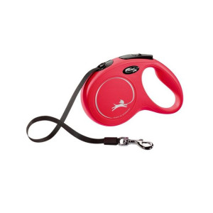 Smycz dla psa Flexi New Classic Czerwony Rozmiar L (5m)