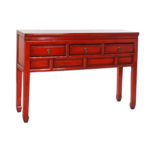 Konsola DKD Home Decor Wiąz (128 x 30 x 88 cm)