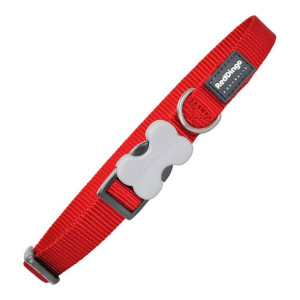 Obroża dla psa Red Dingo Gładki Czerwony (2,5 x 41-63 cm)