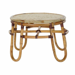 Stolik DKD Home Decor Bambus Rattan (60 x 60 x 42 cm)