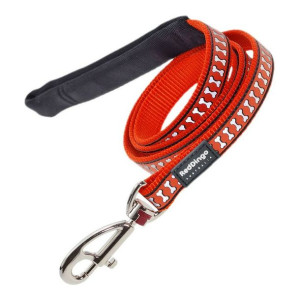 Smycz dla psa Red Dingo Odblaskowy Pomarańczowy (1,2 x 120 cm)