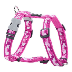 Szelki dla psa Red Dingo Style Fuksja Kamuflaż 37-61 cm