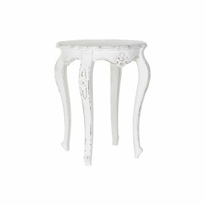 Stolik DKD Home Decor Drewno Biały Drewno mango (61 x 61 x 76 cm)