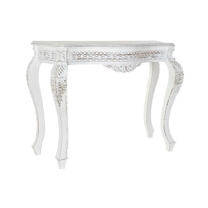 Konsola DKD Home Decor Drewno Biały Drewno mango (106 x 39 x 77 cm)