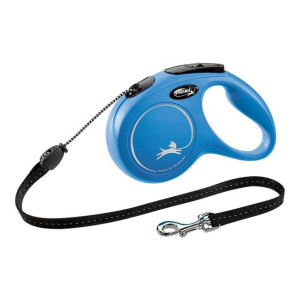 Smycz dla psa Flexi NEW CLASSIC Niebieski Rozmiar M 5 m