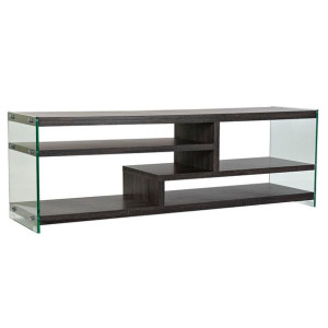 MebleTV DKD Home Decor Ceimnobrązowy Szkło MDF (150 x 55 x 40 cm)