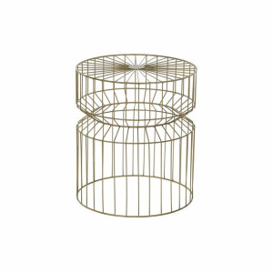 Stolik DKD Home Decor Złoty Metal (40,5 x 40,5 x 46 cm)