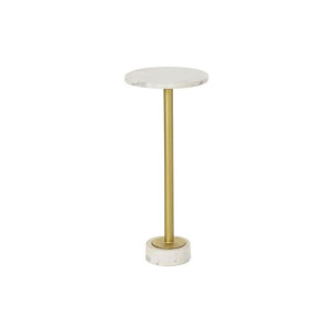 Stolik DKD Home Decor Złoty Metal Marmur (27 x 27 x 62 cm)
