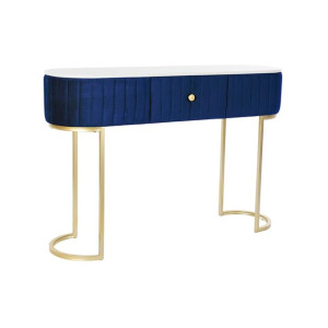 Konsola DKD Home Decor Niebieski Złoty Biały Marmur (120 x 35 x 80 cm)