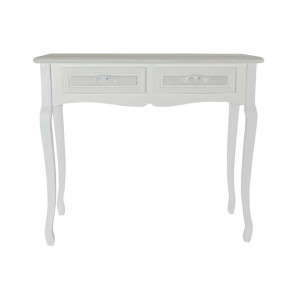 Stolik DKD Home Decor Drewno MDF Biały Tradycyjny (90 x 40 x 79 cm)