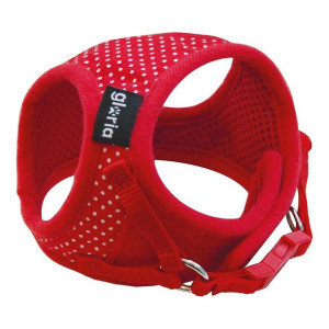 Szelki dla psa Gloria Punkt 33-44 cm Czerwony Rozmiar L