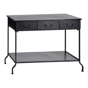 Konsola Czarny Metal (43 x 121 x 84,5 cm)
