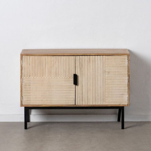 Odbiornik 102 x 35,5 x 73 cm Naturalny Metal Drewno Biały