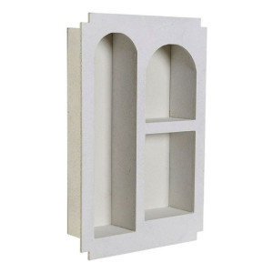 Regał DKD Home Decor Biały 3 Półki Drewno MDF (40 x 11,5 x 60 cm)