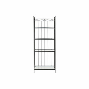 Regał DKD Home Decor Szkło Czarny Kuźnia 4 Półki (65 x 35 x 170 cm)