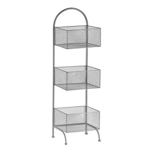 Regał Metal Srebrzysty (20 x 99 x 32,5 cm)