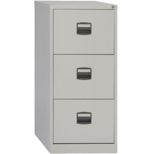 Szafka na akta Bisley 3 szuflady 102 x 41 x 40 cm Szary Metal Stal A4