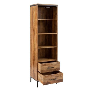Regał AVA 55 x 40 x 190 cm Naturalny Drewno mango