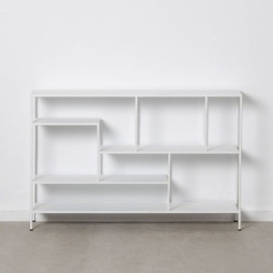 Regał SQUARE 130 x 26 x 85 cm Metal Biały