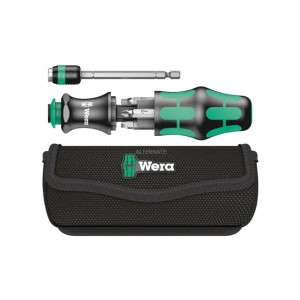 Bity w zestawie (PH+kwadrat+płaskie) 6 szt. z uchwytem Rapidaptor, w etui
