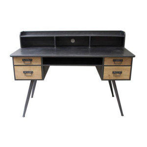 Biurko DKD Home Decor Metal Jodła (135 x 60 x 95 cm)