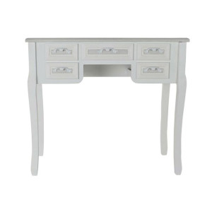 Biurko DKD Home Decor Drewno Biały Drewno MDF (90 x 40 x 78 cm)