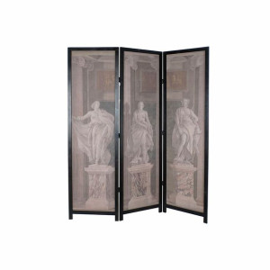 Parawan DKD Home Decor Płótno Drewno (150 x 2 x 180 cm)