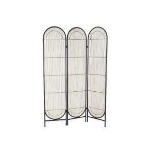 Parawan DKD Home Decor Metal Rattan (126 x 2 x 180 cm)