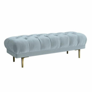 Taboret DKD Home Decor   Metal Poliester Błękitne niebo (140 x 45 x 40 cm)