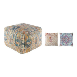 Puff DKD Home Decor 40 x 40 x 40 cm Wielokolorowy Arabia