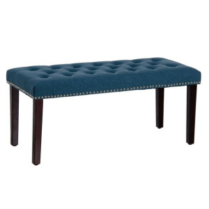 Taboret 115 x 44 x 43 cm Niebieski Drewno