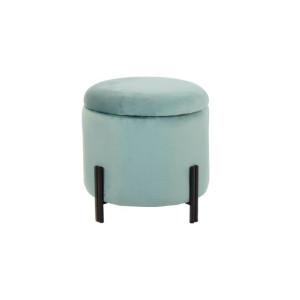 Ergonomiczny DKD Home Decor Metal Turkusowy Poliester (42 x 42 x 42 cm)
