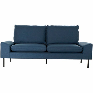 Sofa DKD Home Decor Poliester Metal Granatowy (197 x 82 x 90 cm)