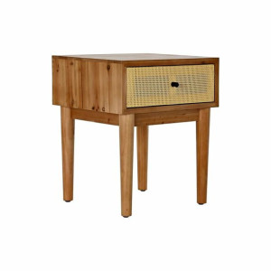 Stolik Nocny DKD Home Decor Jodła Rattan (42 x 38 x 55 cm)