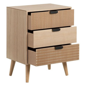 Stolik Nocny COFFEE 48 x 34,5 x 64 cm Drewno Kawa DMF