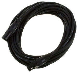 Kabel przewód DMX XLR 10 m pro snake 110 Ohm 3 pin