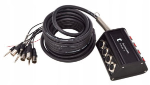 Kabel wieloparowy multicore XLR Jack 10 m Stagebox