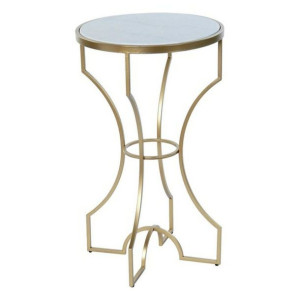 Stolik DKD Home Decor Metal Marmur (38 x 38 x 65 cm)