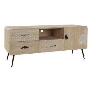 MebleTV DKD Home Decor Metal Drewno paulowni (120 x 41 x 52 cm)